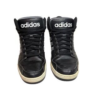 Adidas Neo Men's High Top Sneakers Black Gray Cloudfoam Sz 10.5 Art B74605